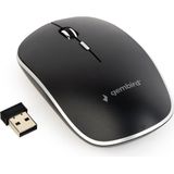 Gembird - Draadloze USB-A Muis - Zwart - 800-1600 DPI - 4 Knoppen