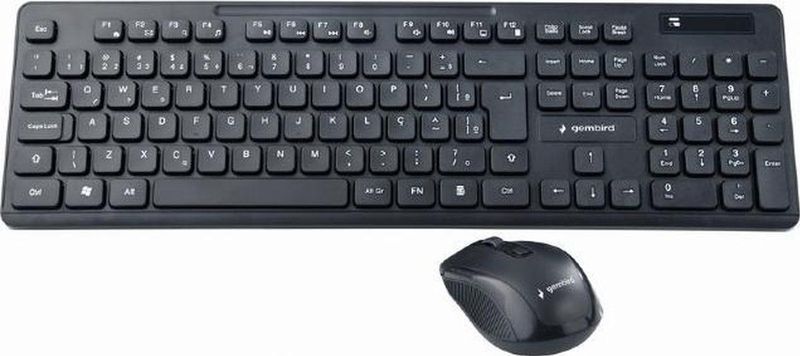 Gembird - KBS-WCH-03 Toetsenbord - Draadloos - USB - QWERTY - Zwart