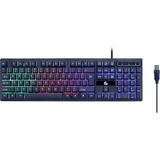 Gembird GGS-UMGL4-02 toetsenbord Inclusief muis USB QWERTY Amerikaans Engels Zwart