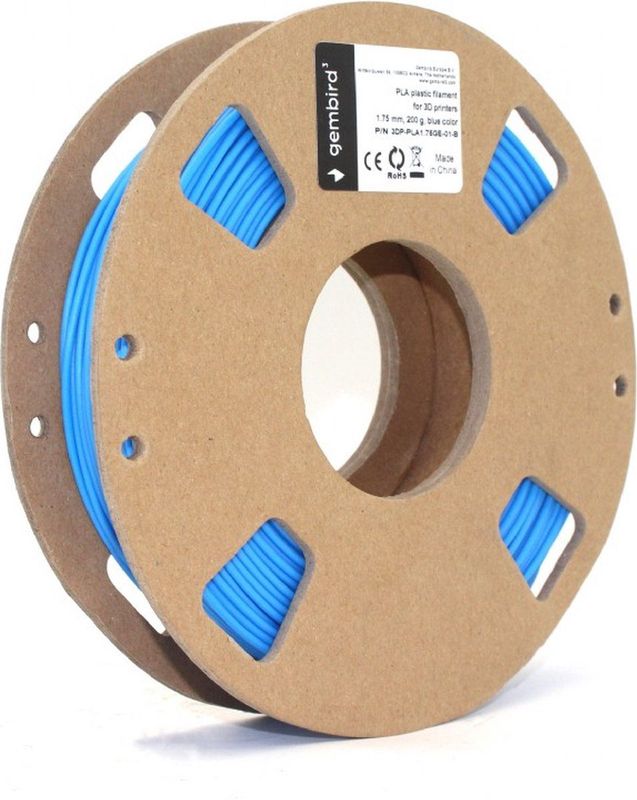 Gembird PLA Filament - 1.75mm - 200 gram - Blauw - 3D printer filament