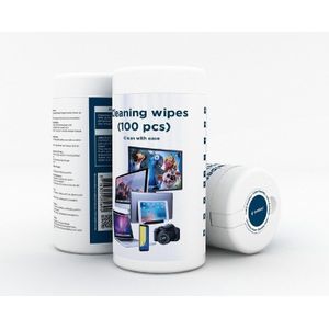 Alcohol Schermreinigingsdoekjes - 100 Stuks - 70% Isopropyl Alcohol