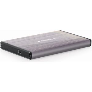 Gembird USB 3.0 2,5'' Behuizing, gebürstetes Aluminium, grijs