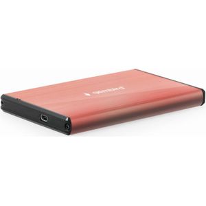Externe HDD behuizing 2.5' SATA USB3.0 Roze  (brushed)