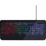 Gaming toetsenbord - QWERTY - RGB - Ultra slim - 12 multimedia toetsen - 1,5 meter - Zwart