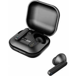 Gembird FITEAR-X300B hoofdtelefoon/headset Draadloos In-ear Oproepen/muziek USB Type-C Bluetooth Zwa