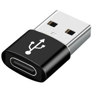 Gembird - Adapter USB-A naar USB-C - Zwart - Kunststof