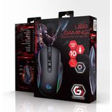 Gembird Programmable Wired RGB Gaming Mouse MUSG-RAGNAR-RX500-Standaard (PC) Nieuw
