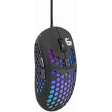 Gembird - MUSG-RAGNAR-RX400 - Gaming Muis - Zwart - Bedraad - 6-Knoppen - LED Verlichting