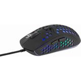 Gembird - MUSG-RAGNAR-RX400 - Gaming Muis - Zwart - Bedraad - 6-Knoppen - LED Verlichting