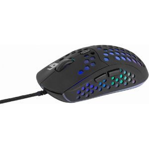 Gembird - MUSG-RAGNAR-RX400 - Gaming Muis - Zwart - Bedraad - 6-Knoppen - LED Verlichting