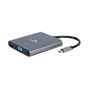 Cablexpert USB-C 6-in-1 multi adapter USB-C dock 6-voudig - 9530506