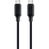 USB-C - USB2.0 Kabel - Zwart - 1,5 Meter - Tot 60W