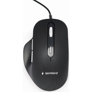 Muis met Kabel en Optische Sensor GEMBIRD MUS-6B-02 3600 DPI