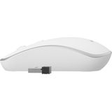 Gembird MUSW-4B-06-WS Muis - Zilver - Wit - Draadloos - Ergonomisch