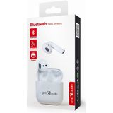 Gembird TWS-MLA-GW Hoofdtelefoon/Headset Draadloos In-ear Oproepen/Muziek USB Type-C Bluetooth Wit