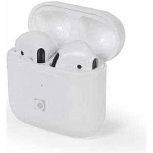 Gembird TWS-MLA-GW Hoofdtelefoon/Headset Draadloos In-ear Oproepen/Muziek USB Type-C Bluetooth Wit