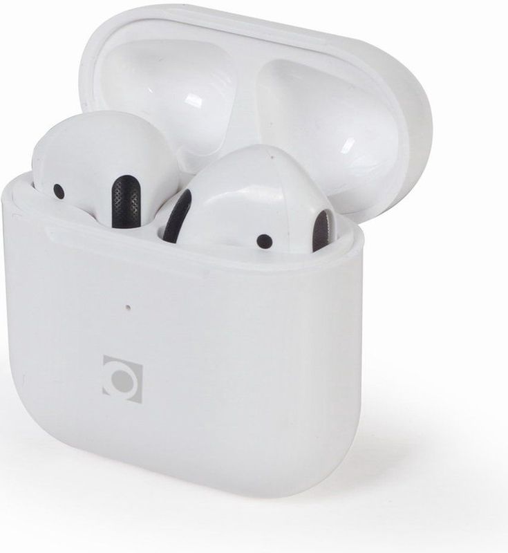 Gembird TWS-MLA-GW Hoofdtelefoon/Headset Draadloos In-ear Oproepen/Muziek USB Type-C Bluetooth Wit