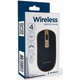 Gembird - MUSW-4B-06-BG - Draadloze Muis - Zwart - Goud