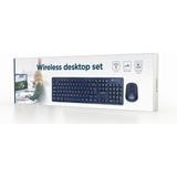 GEMBIRD - Draadloze Desktopset - Zwart - DE-lay-out