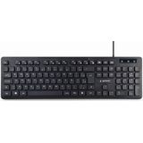 Multimedia - Toetsenbord - Zwart - USB - QWERTY US Layout