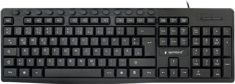 Gembird - Multimedia-Toetsenbord - Zwart - Bedraad - VS-Indeling