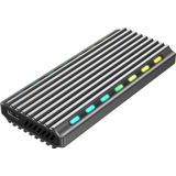 Gembird - USB 3.1 Behuizing - Harddisk Behuizing - Zwart - Aluminium