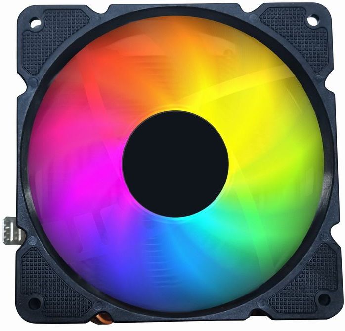 Gembird - CPU-HURACAN-ARGB-X140 - Processorkoeler - Wit - Zwart - 120 mm