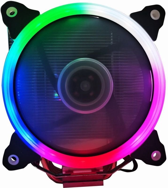 Gembird - CPU-HURACAN-ARGB-X130 - Processorkoeler - Wit - Zwart - 120 mm