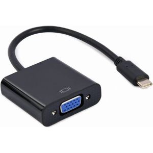USB - Type-C naar VGA Adapter - Zwart - 15 cm