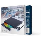 Gembird Externe USB CD/DVD brander/speler met USB-C