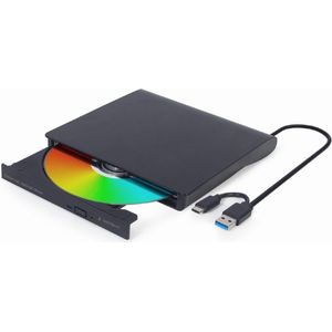 Gembird Externe USB CD/DVD brander/speler met USB-C