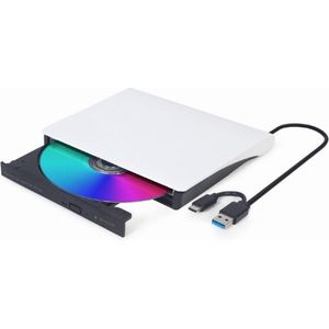 Externe USB CD/DVD brander/speler met USB-C