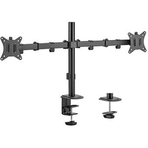 Gembird verstelbaar desk 2-display mounting arm (rotate, tilt, swivel), 17 inches-32 inches, up to 9 kg