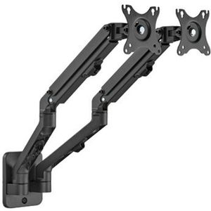 Gembird verstelbaar muur 2-display mounting arm, 17 inches-27 inches, up to 7 kg
