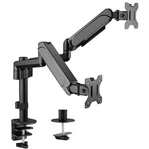 Gembird verstelbaar desk 2-display mounting arm, 17 inches -32 inches, up to 9 kg