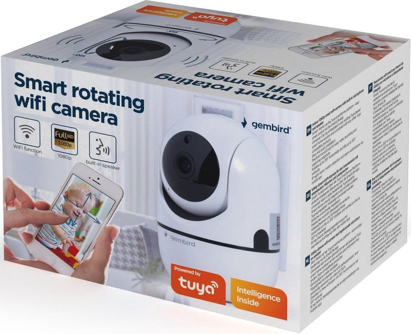 Gembird - WRHD-02 - Beveiligingscamera - Zwart - Weerbestendig