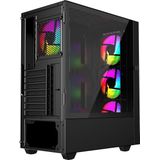 Gembird - Fornax 4000 ARGB - PC-behuizing - Zwart - ITX ATX mATX