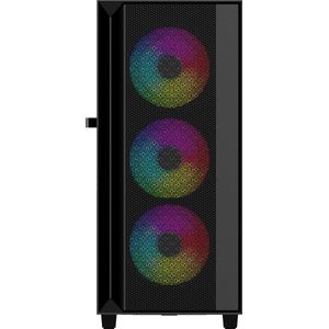 Gembird - Fornax 4000 ARGB - PC-behuizing - Zwart - ITX ATX mATX