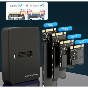 Gembird - DD-U3M2 - Harddisk Behuizing - Zwart - USB Type-C