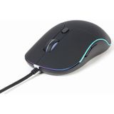 GEMBIRD Grote verlichte bekabelde muis, USB-merk