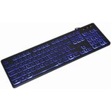 Gembird - Toetsenbord - KB-UML3-02 -QWERTY Backlight Keyboard - 3 instelbare LED verlichtingen