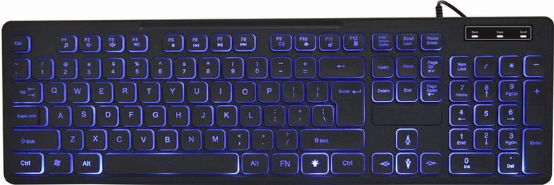 Gembird - Toetsenbord - KB-UML3-02 -QWERTY Backlight Keyboard - 3 instelbare LED verlichtingen