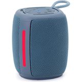 Gembird - SPK-BT-LED-03-B - Bluetooth Luidspreker - Blauw - Oplaadbare Batterij