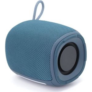 Gembird - SPK-BT-LED-03-B - Bluetooth Luidspreker - Blauw - Oplaadbare Batterij