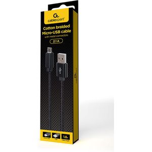 Gembird Micro-USB-Kabel 1,8 m zwart
