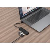Merk - Model - 4 Poorts USB 3.1 Hub - USB 3.1 - Plastic - 5 Gb/s