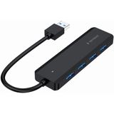 Merk - Model - 4 Poorts USB 3.1 Hub - USB 3.1 - Plastic - 5 Gb/s