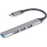 Gembird - USB-C 3.1 Hub - 4 Poorten - Zwart - USB 3.1 Gen 1
