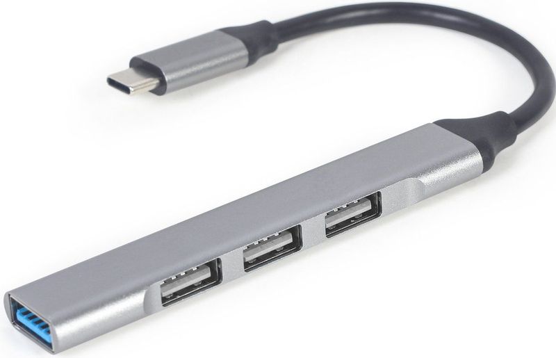 Gembird - USB-C 3.1 Hub - 4 Poorten - Zwart - USB 3.1 Gen 1