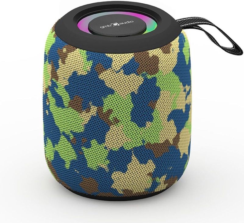 BT Luidspreker - Zwart - Draagbaar Ontwerp - LED-Lichteffect